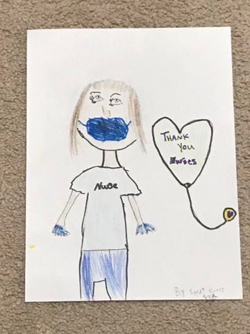 Art from the Heart: AJC employees’ kids thank the front lines