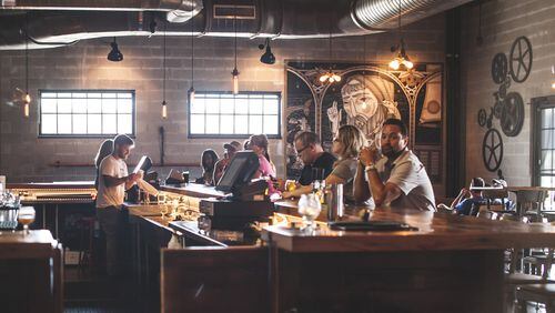 The bar at Coppertail Brewing in Tampa, a beer destination to explore this summer. CONTRIBUTED BY VISIT TAMPA BAY