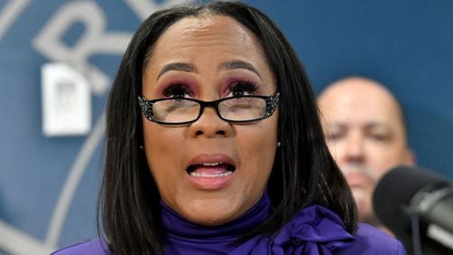 Fulton County District Attorney Fani Willis Thursday blasted a congressman who has pledged to investigate her handling of an indictment of former President Donald Trump and others. (File photo by Hyosub Shin / Hyosub.Shin@ajc.com)