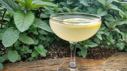 Honeysuckle vodka and oolong tea combine for a refreshing patio cocktail at White Oak Kitchen and Cocktails. 
Courtesy of Cindy LeBlanc