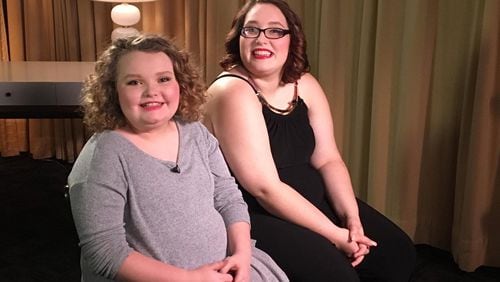 "Mama June" Shannon tweeted this photo of Alana ("Honey Boo Boo") and Lauryn ("Pumpkin") during the first season of "Mama June: From Not to Hot."