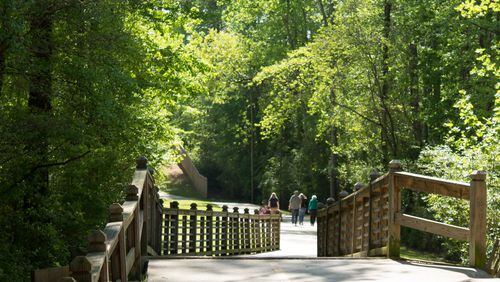 Gwinnett will provide $509,228 in SPLOST funds toward the approximately $900,000 needed to replace the Camp Creek Parkway trail’s wooden bridge between Main Street and Lions Club Park.