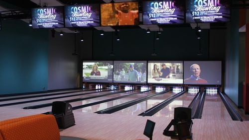 The new bowling alley at Harrah's Cherokee Valley River's UltraStar "Multi-tainment" Center.