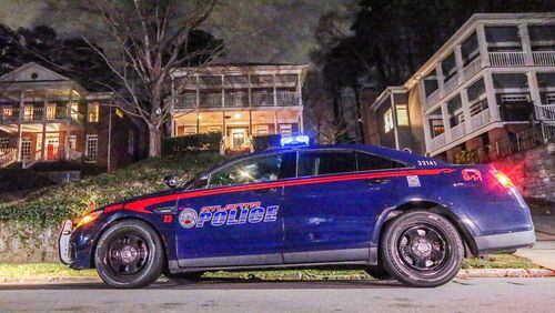 A home on Norfleet Road in Buckhead was the scene of a home invasion Tuesday. JOHN SPINK / JSPINK@AJC.COM
