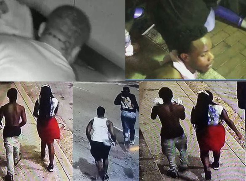 Atlanta police are asking for the public's help to identify the people in these surveillance images. They are suspects in the beating of Craig Waters, the general manager of Underground Atlanta.