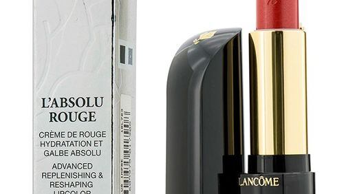 Lancôme L’Absolu Rouge Advanced Hydrating lip color, Saffron Silk, has been discontinued, but a few tubes are still available on eBay.