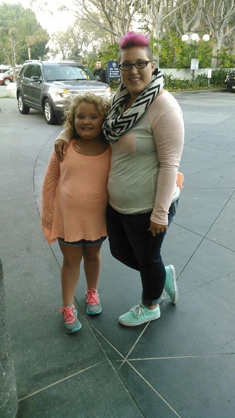 Mama June Shannon posted this photo of daughters Alana ("Honey Boo Boo") and Lauryn ("Pumpkin") who have a recording project being released soon.