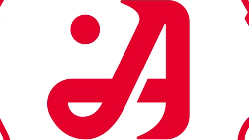 The logo for the TGL Atlanta Drive GC features a drive and golf ball forming the letter A.