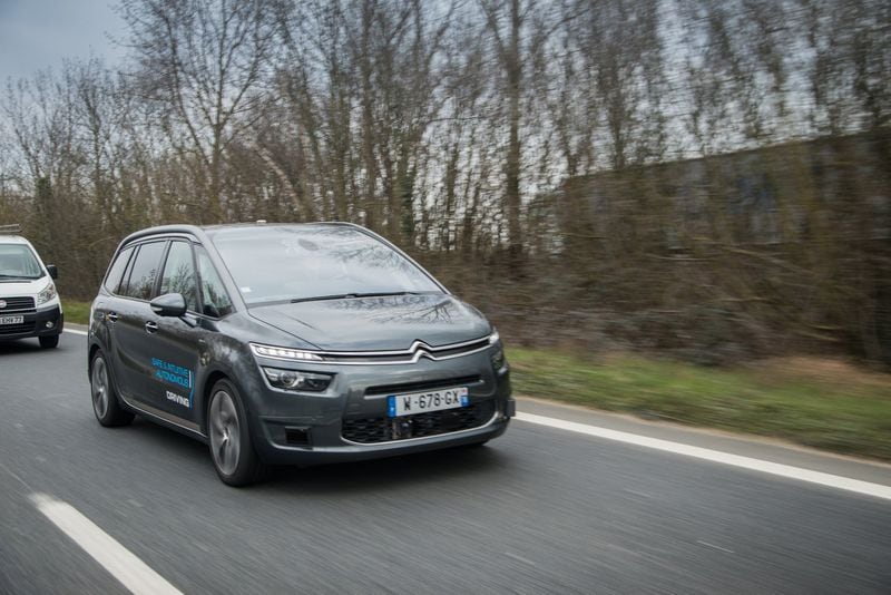 A Citroen autonomous vehicle is put through its paces in testing. Source: Groupe PSA