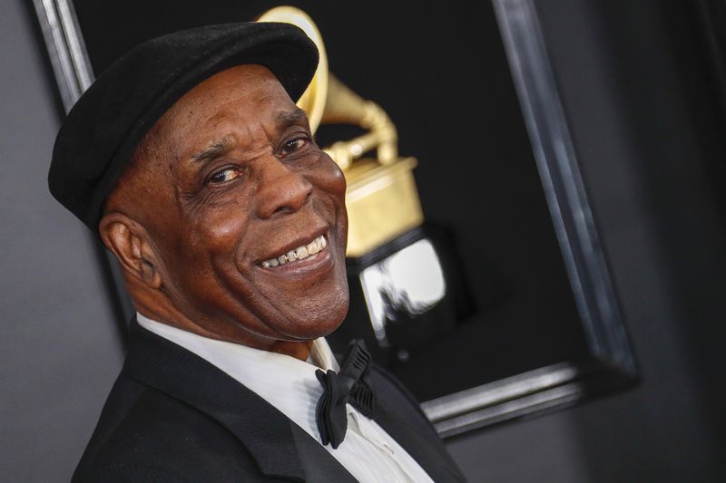 Buddy Guy arrives at the 61st Grammy Awards at Staples Center in Los Angeles on Sunday, Feb. 10, 2019.
