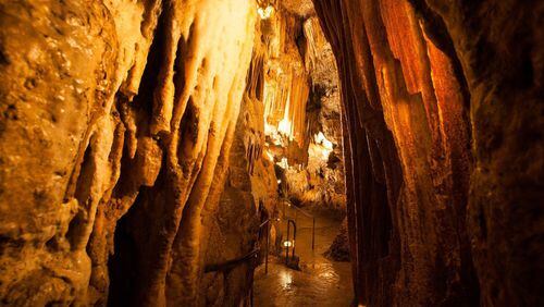 Bridal Cave in Camdenton  provides a look at astonishing formations created over millennia. (Brian Sirimaturos/St. Louis Post-Dispatch/TNS)
