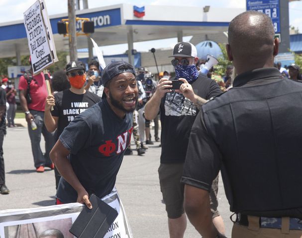 PHOTOS: Protesters gather in Atlanta over Friday’s police shooting