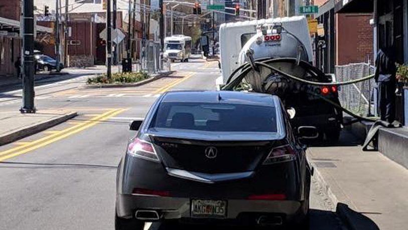 Drivers could be fined $100 for parking, stopping or driving in bike lanes. Tractor-trailer drivers could face a $1,000 fine.  Atlanta City Council will vote on the item Monday.