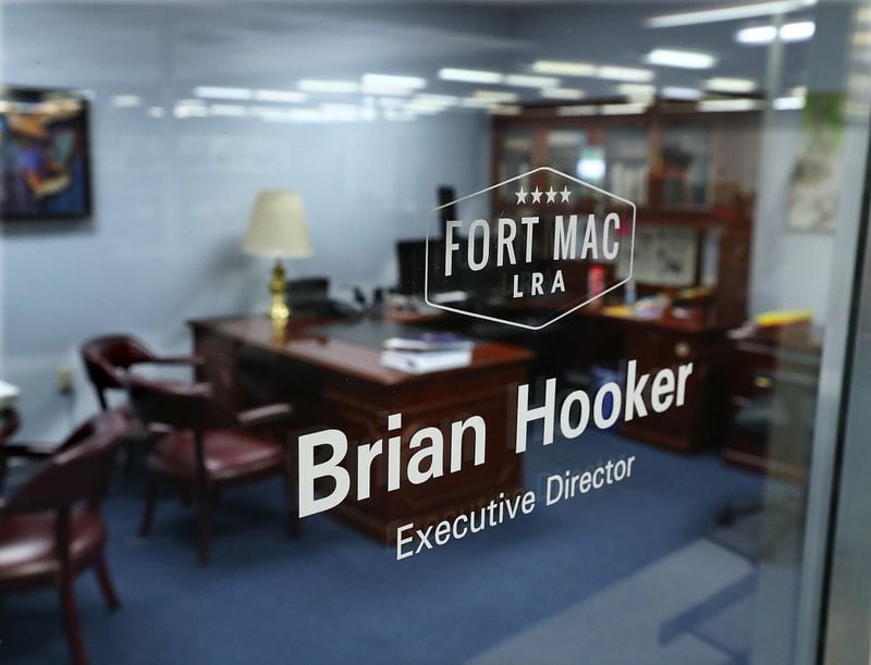 July 11, 2019 Fort Mac: The office of executive director Brian Hooker is empty during the McPherson Implementing Local Redevelopment Authority board meeting and Hooker was not at the meeting when the board went into executive session at Fort Mac LRA on Thursday, July 11, 2019, in Atlanta. Curtis Compton/ccompton@ajc.com