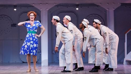 Meg Gillentine tears up the stage as Erma in “Anything Goes” at City Springs.