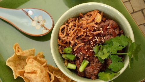 Lisa Hanson's Korean Sweet & Spicy Game Day Chili. Styling credit: Lisa Hanson (Photo Chris Hunt/Special)