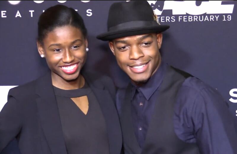 Candace Hill and Stephan James at the "Race" screening in Atlanta. Photo: Ryon Horne