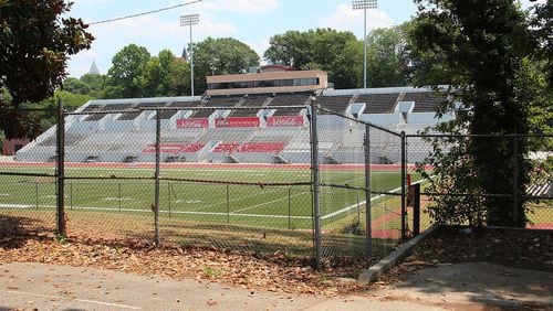 Clark Atlanta University’s Panther Stadium is one of the school’s athletic facilities undergoing upgrades. CONTRIBUTED