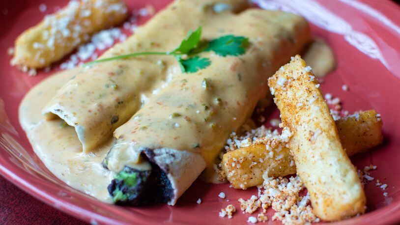 The Monday special at Bone Garden Cantina is a plateful of chimichangas. CONTRIBUTED BY HENRI HOLLIS