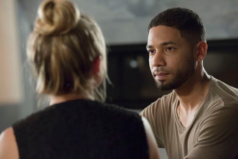 EMPIRE: Pictured L-R: Kaitlin Doubleday as Rhonda Lyon and Jussie Smollett as Jamal Lyon in the ÒWithout A CountryÓ episode of EMPIRE airing Wednesday, Sept. 30 (9:00-10:00 PM ET/PT) on FOX. ©2015 Fox Broadcasting Co. Cr: Chuck Hodes/FOX.