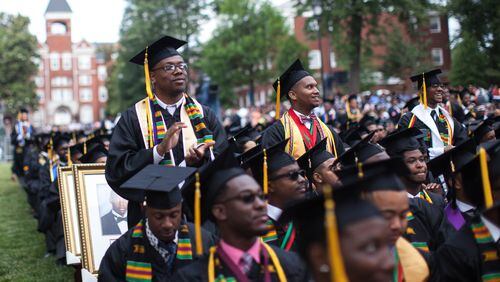 Morehouse College will turn out a new cadre of Morehouse Men this month. Commencements from Georgia Tech’s to Agnes Scott’s will span the month of May in metro Atlanta. BRANDEN CAMP/SPECIAL