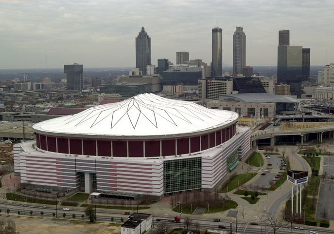 Georgia Dome aerial 2001