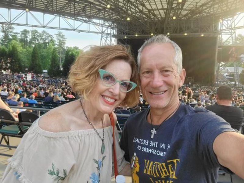 John and Kelly Deushane at Ameris Bank Amphitheatre July 29, 2022 to see the band Chicago. CONTRIBUTED