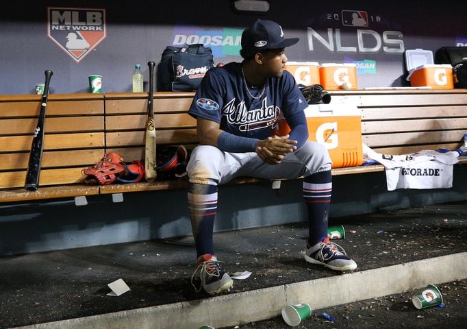 Photos: Braves fall to Dodgers in playoffs opener