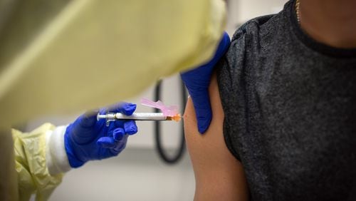 Moderna said Monday that a low dose of its COVID-19 vaccine is safe and appears to work in 6- to 11-year-olds, as the manufacturer moves toward expanding shots to children. (Brandon Thibodeaux/The New York Times)