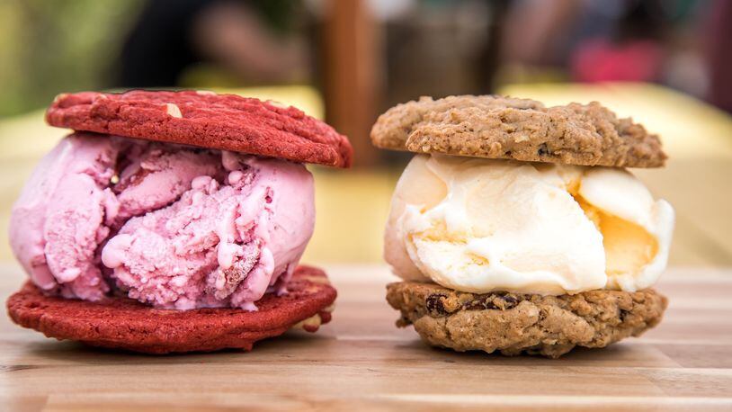Ice cream sandwiches from Not As Famous Cookie Company. / Courtesy of Not As Famous Cookie Company