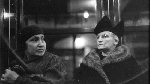 “Subway Portrait” (1938) by American photographer Walker Evans is on view at the High Museum of Art.