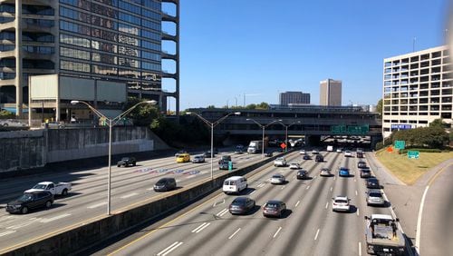 A U.S. Department of Transportation grant would provide $157.6 million for the construction of The Stitch – a planned 14-acre greenspace over the Downtown Connector. (AJC file photo)