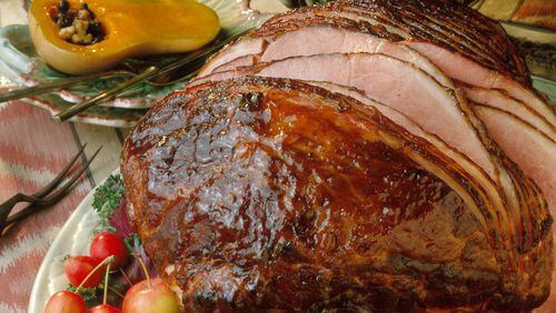 Sunday’s Apricot-Glazed Ham is a delicious way to celebrate Easter. Contributed by National Pork Board