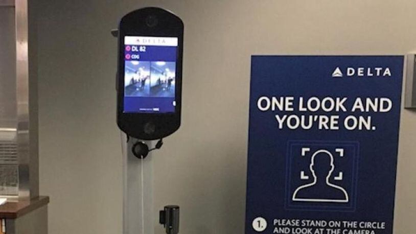 Facial recognition boarding testing. Source: Delta Air Lines