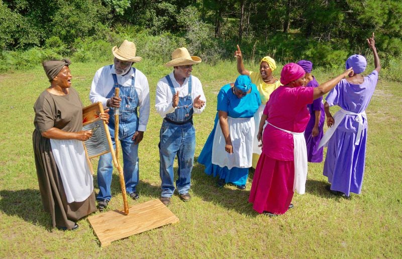 Geechee Gullah Ring Shouters. (Contributed by the Geechee Gullah Ring Shouters)