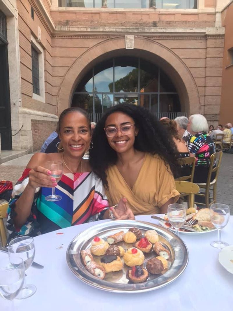 Marsha Edwards and Erin Edwards smile in a photo dated Aug. 19 after a tour of the Vatican. The photo was one of many shared to Marsha's Facebook page after a recent mother-daughter trip to Italy.