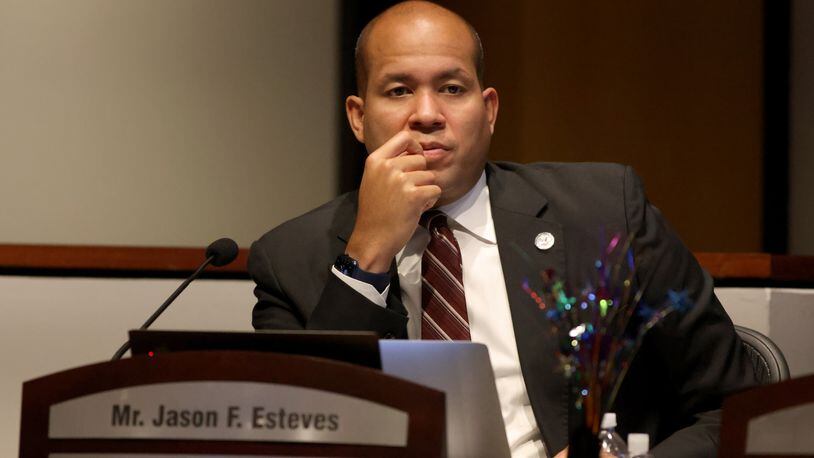 Atlanta Public Schools board member Jason Esteves will step down from the Atlanta Board of Education after winning the District 6 seat in the state Senate. (Jason Getz / AJC file photo)