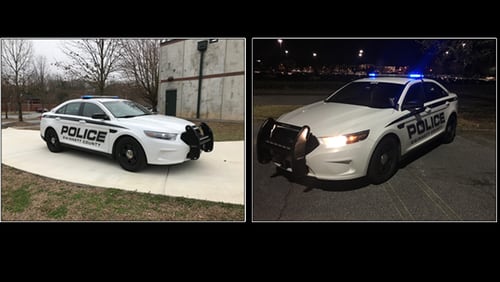 Gwinnett County police officers will use cruise lights when patrolling in their vehicles.