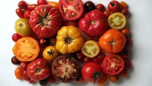 Tomatoes photographed in the studio. (Anthony Souffle/Minneapolis Star Tribune/TNS)