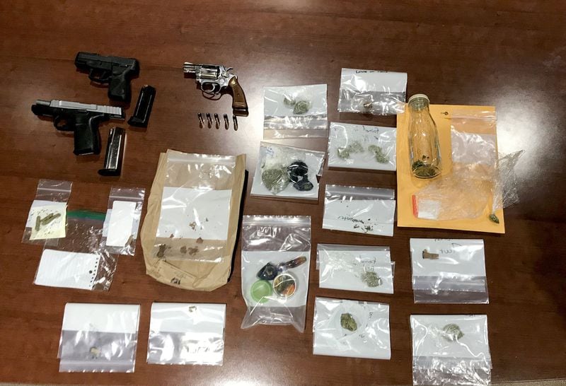 Police found guns and drugs inside a Bartow County home during a party on New Year’s Eve. (Photo: Bartow-Cartersville Drug Task Force)