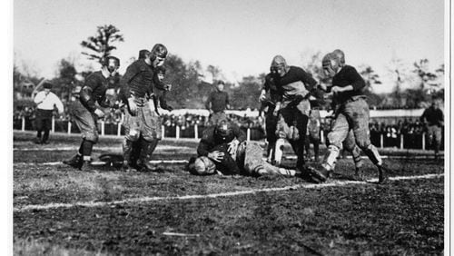 Photo from Georgia Tech's 222-0 win over Cumberland in 1916. (Georgia Tech Archives)