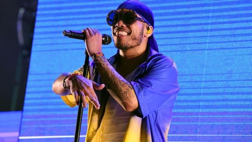 Anderson .Paak performs on Coachella Stage during the 2019 Coachella Valley Music And Arts Festival on April 12, 2019 in Indio, California.  (Photo by Kevin Winter/Getty Images for Coachella)