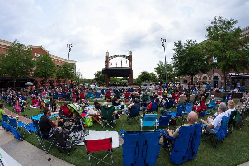 Outdoor movies are back at the Mall of Georgia with this weekend’s headliner, “Fantastic Beasts and Where to Find Them.” CONTRIBUTED BY Simon - Mall of Georgia.