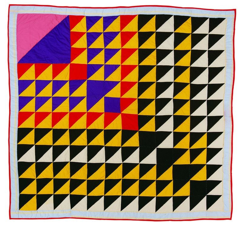 A quilt made by Arlonzia Pettway called “Birds in the Air” is among the Gee’s Bend quilts that have been acquired by the High Museum. It is among 54 new works of folk and self-taught art that have become part of the High’s permanent collection. CONTRIBUTED BY HIGH MUSEUM