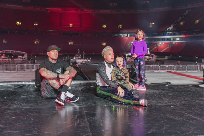 Carey Hart and Pink star in her new documentary, "All I Know So Far."