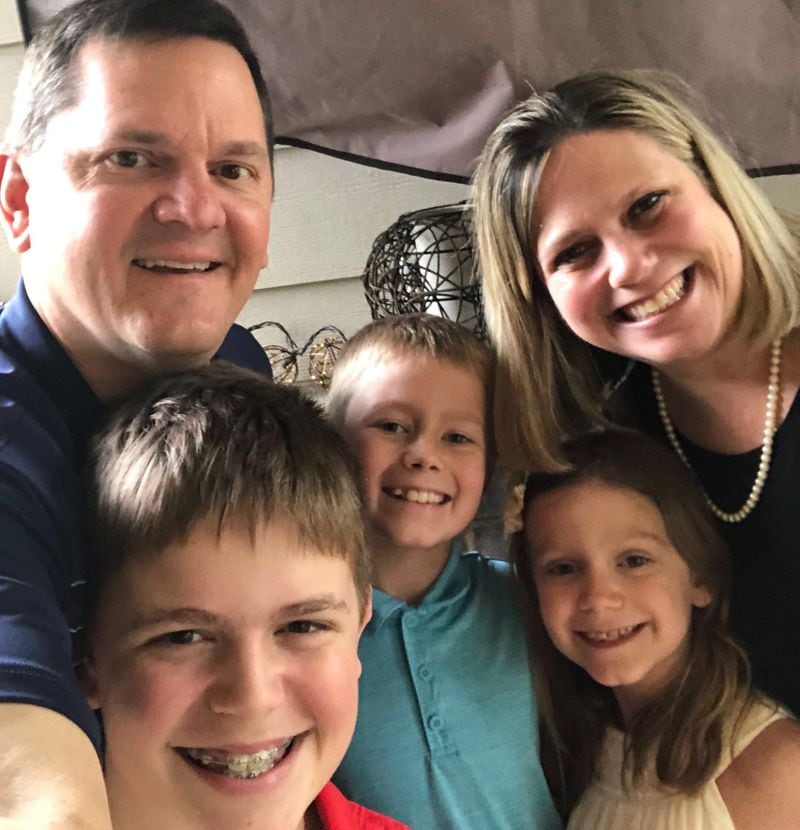 Sarah Summers and her husband, Davy, and their children: Isaac, who is 13,  Aaron, who is 10, and Hannah, who is 7. (HANDOUT)