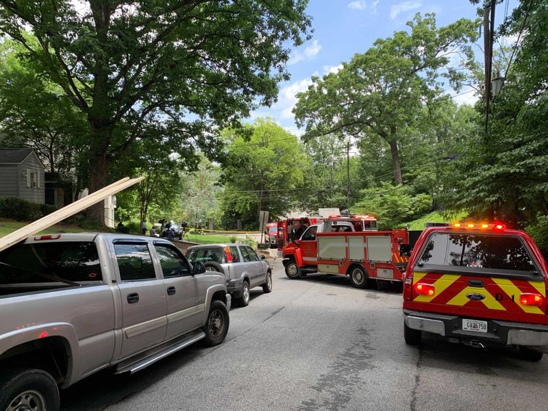 The smell of chlorine reported at the sewer treatment facility prompted a large fire and hazmat response Thursday afternoon.