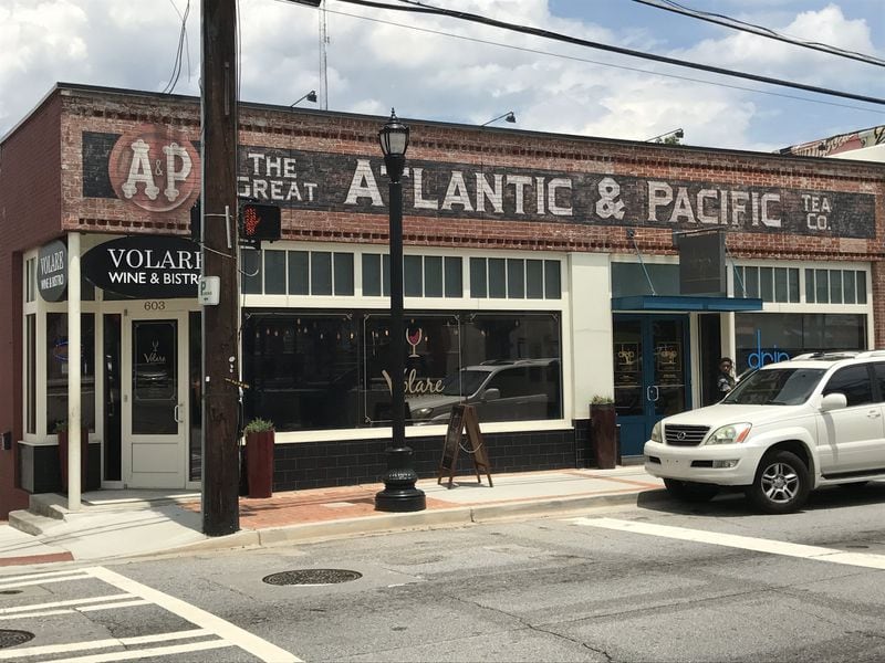 Located in the center of historic Hapeville, fine dining restaurant Volare Bistro offers a seasonal menu of new American dishes. LIGAYA FIGUERAS / LFIGUERAS@AJC.COM