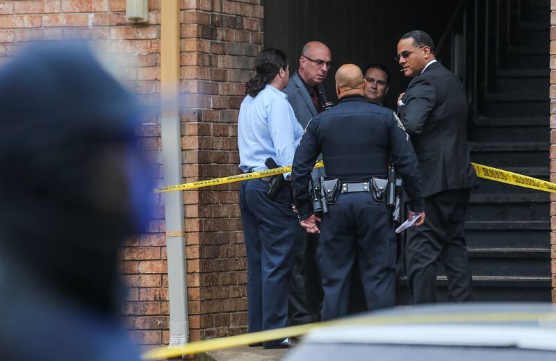 Police are investigating a shooting that left one man dead Monday in southwest Atlanta. JOHN SPINK / JSPINK@AJC.COM