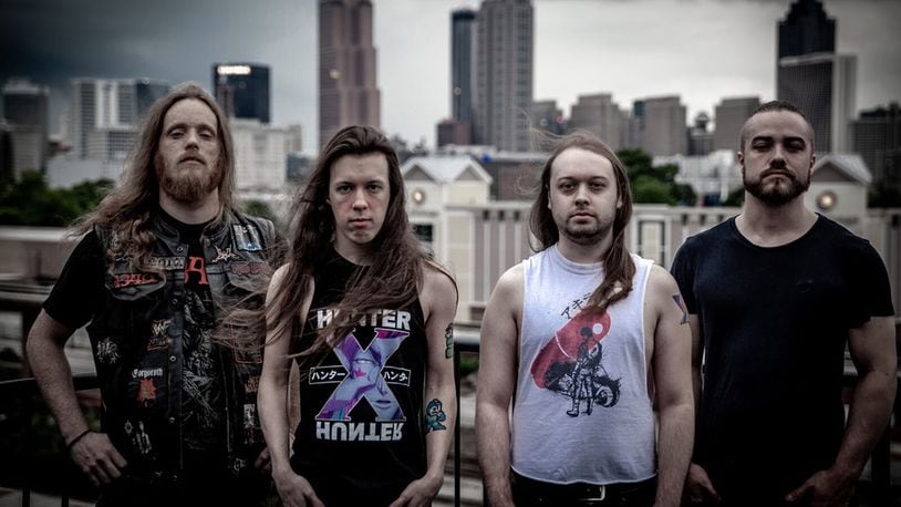 Paladin is (left to right) bassist Andy McGraw, vocalist/guitarist Taylor Washington, guitarist Alex Parra and drummer Nathan McKinney.